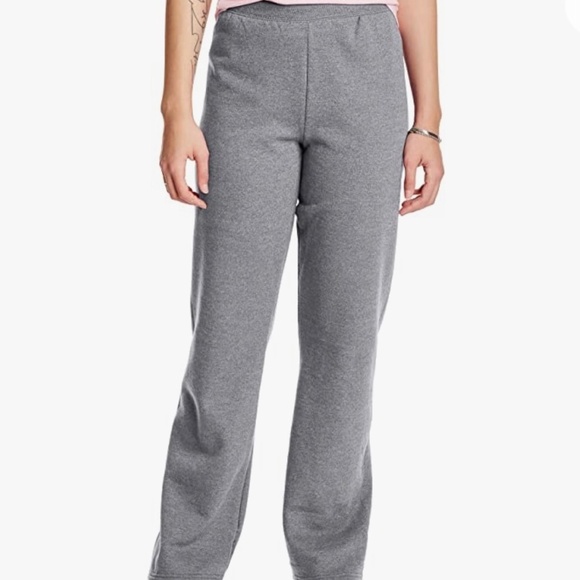 Hanes ladies Sweat Pants Women's Open Leg Petite Sweatpant